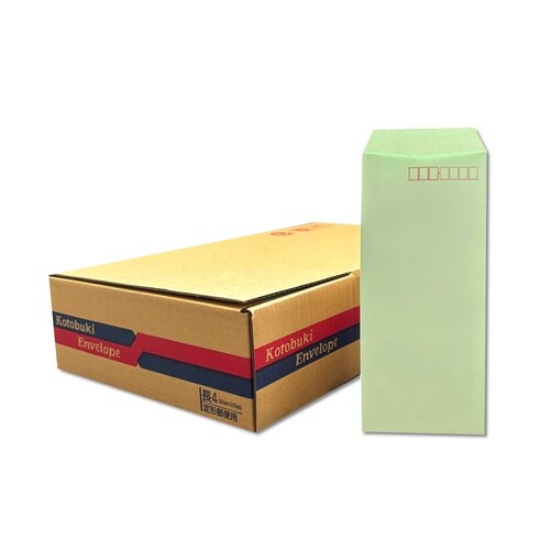 長形4 ハーフトーン グリーン 80g 03045