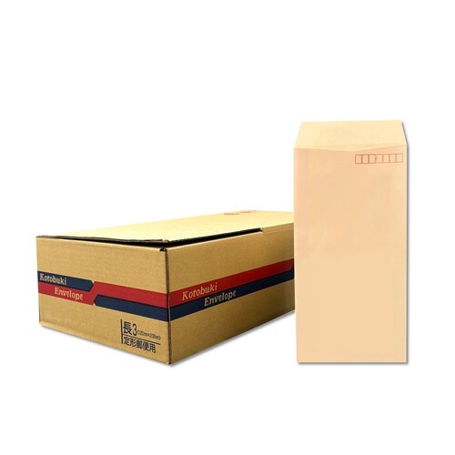 長形3 ハーフトーン ピンク 80g 03067