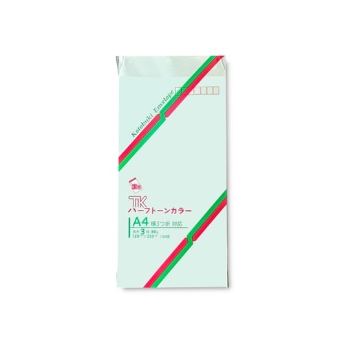 長形3 ハーフトーン ブルー 80g 03428