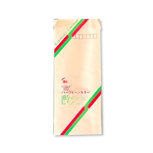 長形4 ハーフトーン ピンク 80g 03439