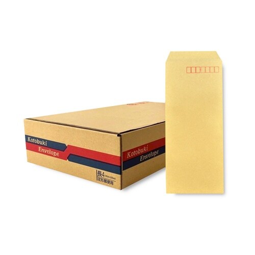 長形4 OKクラフト70g テープ付 03445