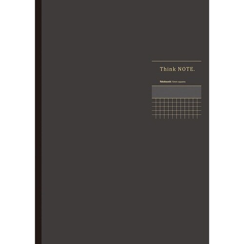 シンクノートA4タテ/方眼5MM黒灰×10