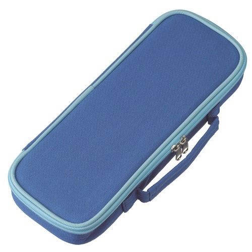 トップライナーペンケース ポケット付 ブルー 2個