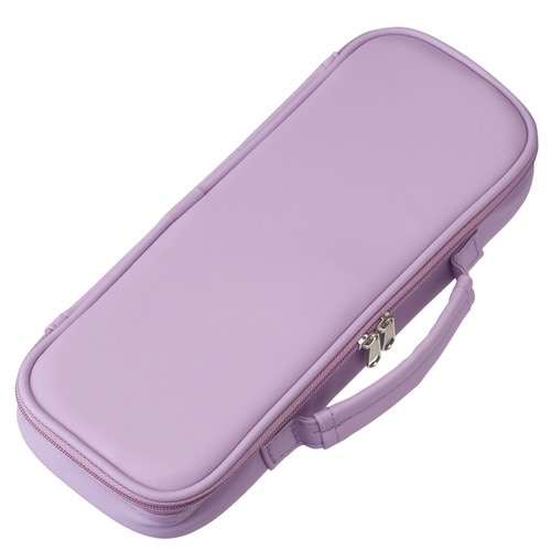 トップライナーペンケース 合皮 バイオレット 2個