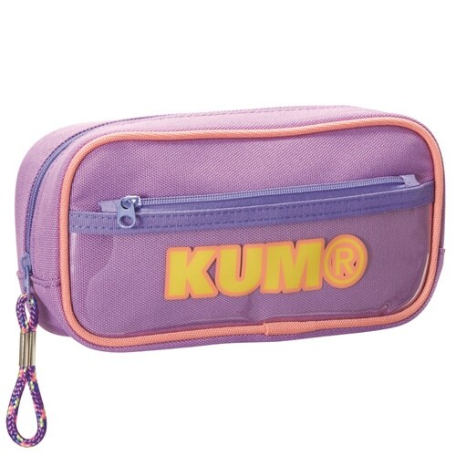 KUMカラーブロックペンポーチバイオレット2個