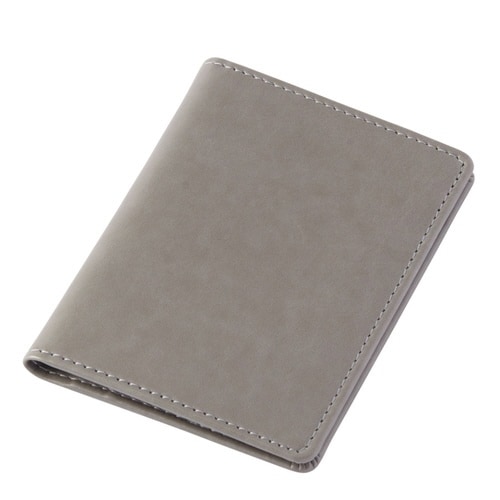 グロワール 2つ折りパスケース グレー 2個