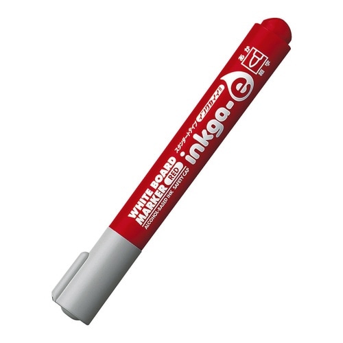 ボードマーカーインクガイイスタンダード細字赤10本