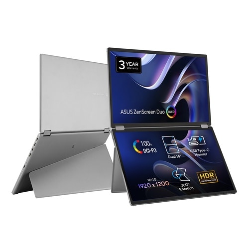 14型 OLED採用折りたたみ式モバイル液晶モニタ