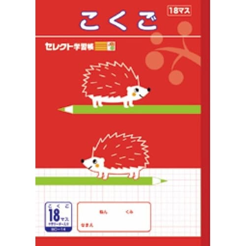 B5セレクト学習帳 こくご18マス×10