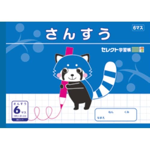 B5セレクト学習帳 さんすう6マス×10