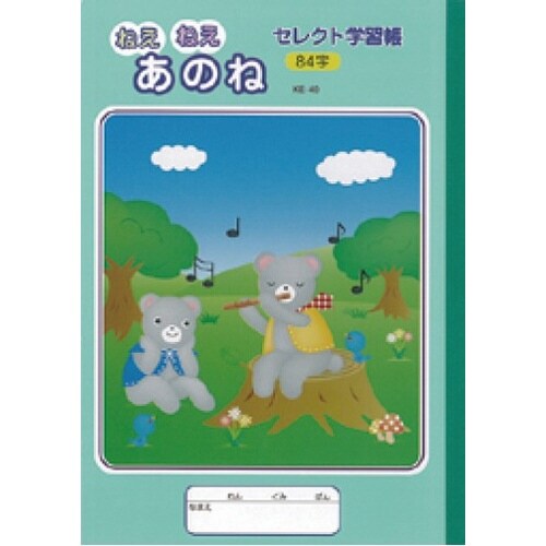 B5セレクト学習帳イラスト漢字練習84字×10