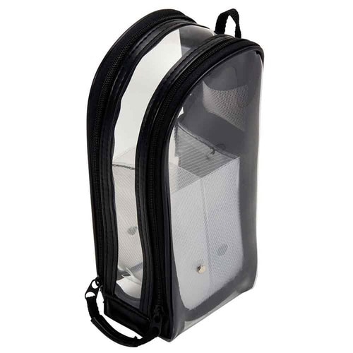 デテクールクリア ペンケース ブラック×2