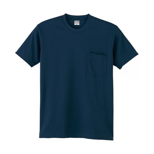 DRY半袖Tシャツ(P付) ネービー 4