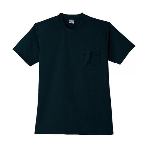 DRY半袖Tシャツ(P付) ブラック S