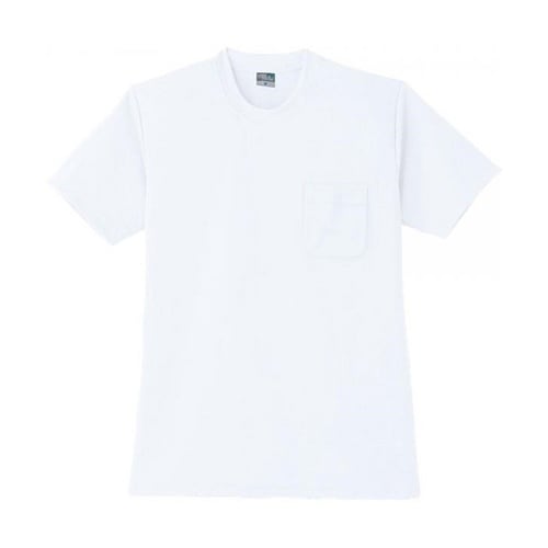 DRY半袖Tシャツ(P付) ホワイト S