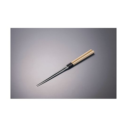 極上白木柄 盛箸(積層強化木柄付)210