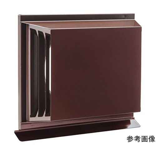 角型横吹出し換気口 ブラウン 3メッシュ