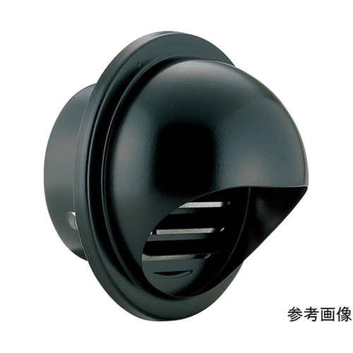 丸型フード付換気口(開口部:大) ブラッ
