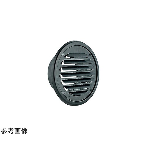 丸・平型換気口 ブラック B−125TV