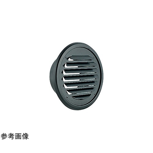 丸・平型換気口 ブラック B−150TV