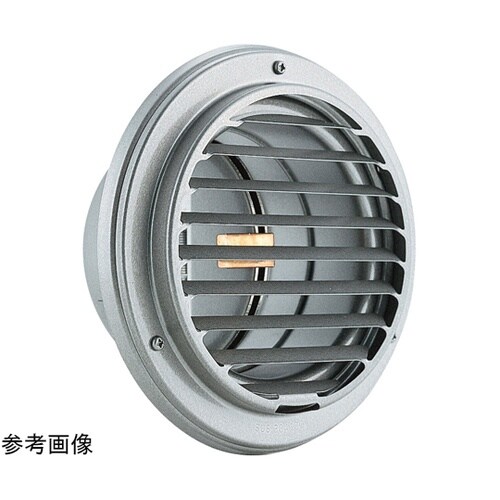 丸・平型換気口 防火ダンパー付 シルバー