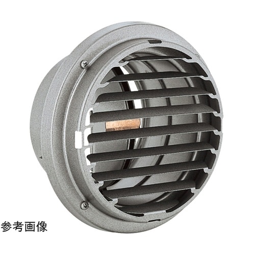 丸・平型換気口 防火ダンパー付 シルバー