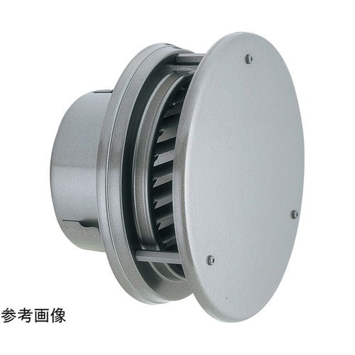 丸型防風板付換気口 シルバーメタリックラ