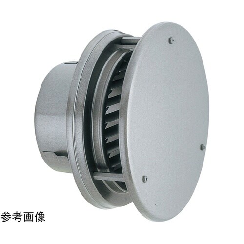丸型防風板付換気口 シルバーメタリックラ