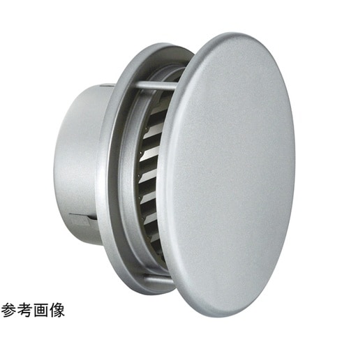 丸型防風板付換気口 シルバーメタリックラ