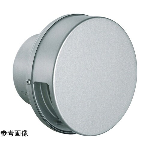丸型フラットフード付換気口 シルバーメタ