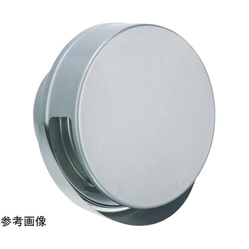 丸型フラットフード水切り付換気口 シルバ