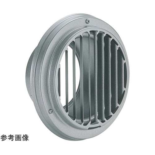 BL認定 丸・平型縦ガラリ換気口 シルバ