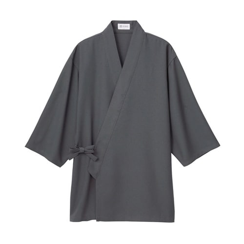 作務衣 グレー SS SBLU−1702