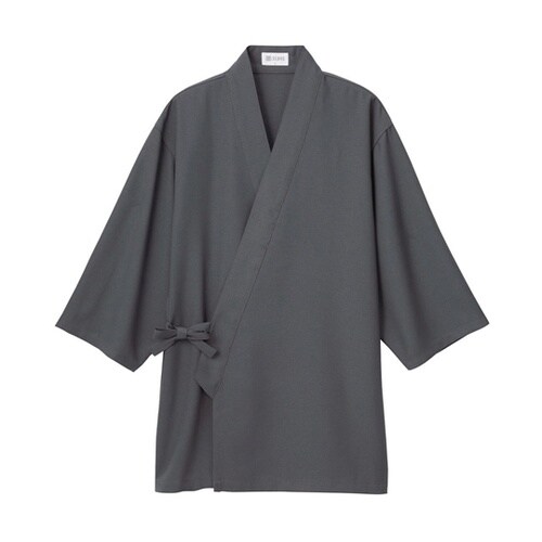 作務衣 グレー L SBLU−1702−