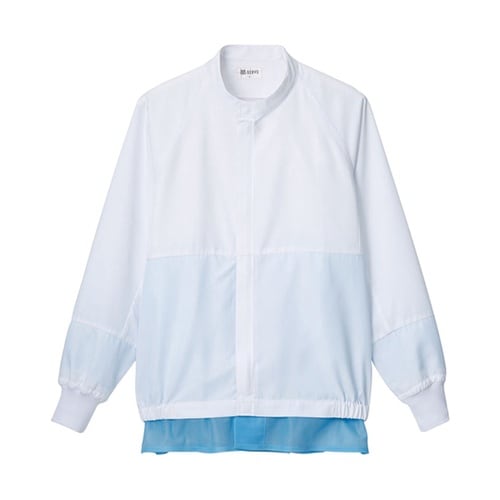 長袖ジャンパー ホワイト 高温作業場向け