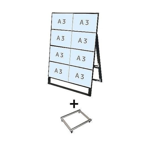 ブラックカードケーススタンド看板 A3横