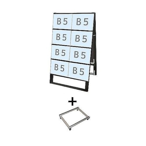 ブラックカードケーススタンド看板 B5横