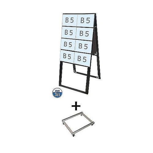 ブラックカードケーススタンド看板 B5横