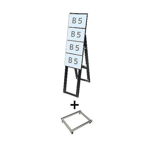 ブラックカードケーススタンド看板 B5横