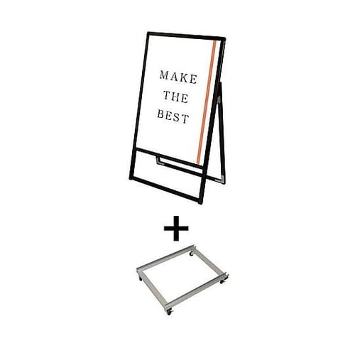 ブラックバリウススタンド看板 A1片面