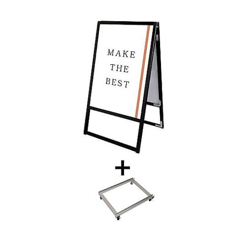 ブラックバリウススタンド看板 A1両面