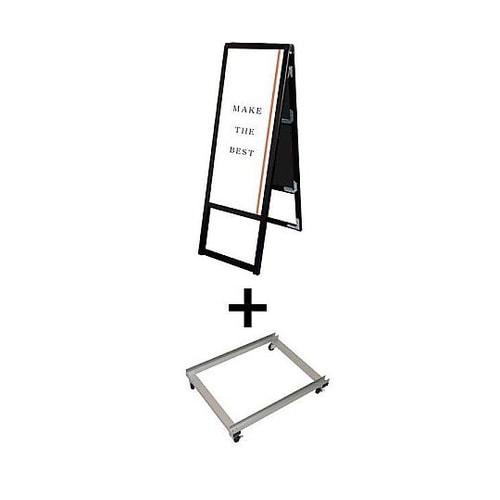 ブラックバリウススタンド看板 A3縦縦両