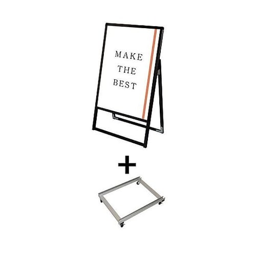 ブラックバリウススタンド看板 B1片面