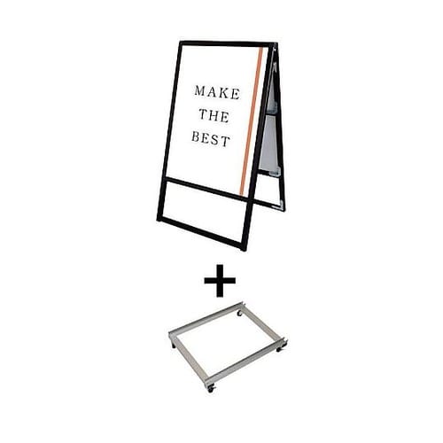 ブラックバリウススタンド看板 B2両面