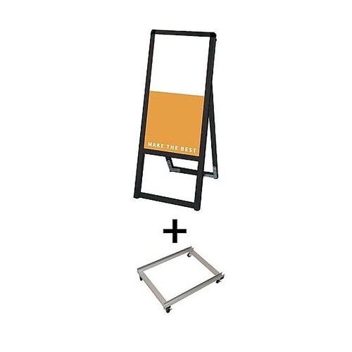 ブラックバリウススタンド看板 アルミ複合