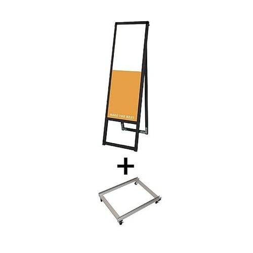 ブラックバリウススタンド看板 アルミ複合