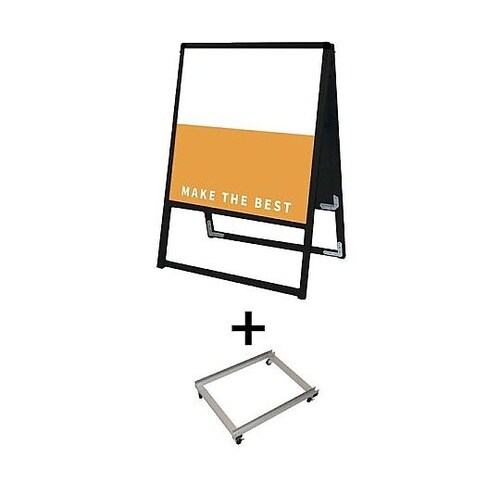 ブラックバリウススタンド看板 アルミ複合