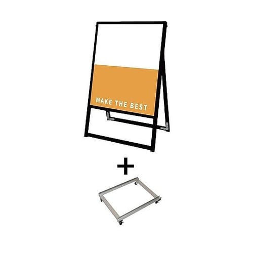 ブラックバリウススタンド看板 アルミ複合