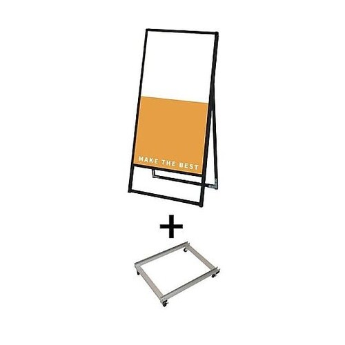 ブラックバリウススタンド看板 アルミ複合