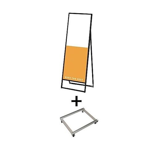 ブラックバリウススタンド看板 アルミ複合